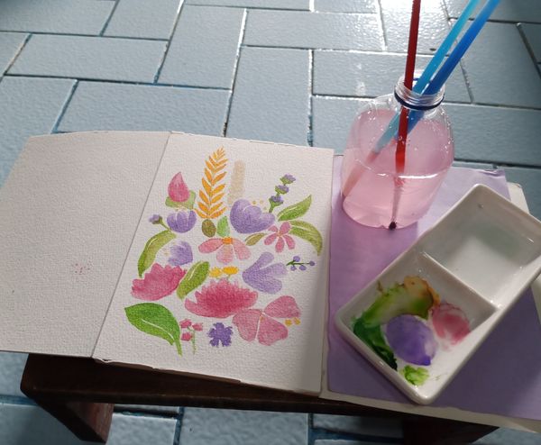 Flower painting